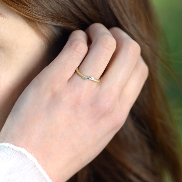 umu -アム- FINE JEWELRY STUIDIOコンビネーション リング 「mebae」rg1086_i2.jpg