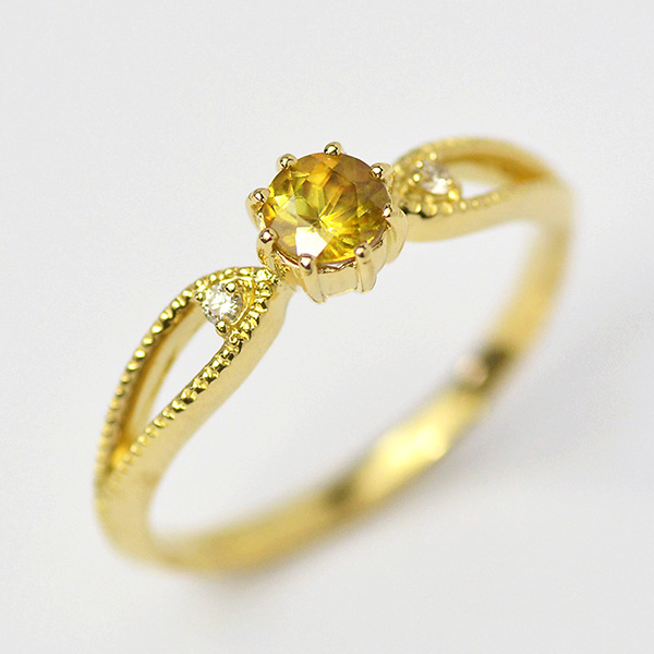 umu -アム- FINE JEWELRY STUIDIOK18 スフェーン ダイヤモンド リング 「rubacuori」rg1090_m.jpg