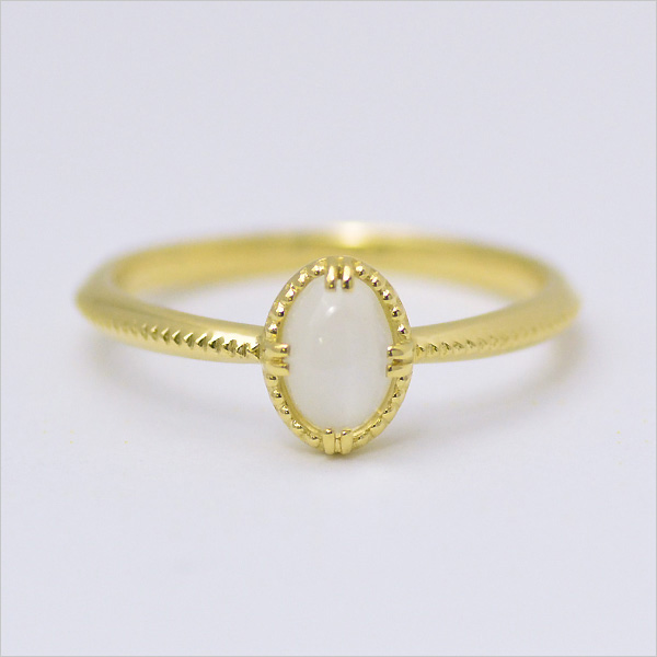 umu -アム- FINE JEWELRY STUIDIOカボッション ムーンストーン リングrg1096_m.jpg