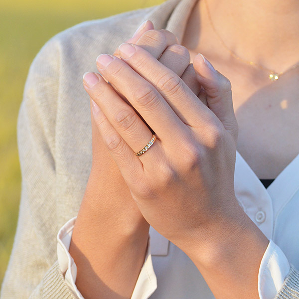 umu -アム- FINE JEWELRY STUIDIOダイヤモンド 0.09ct リング 「minori」rg1099_5.jpg