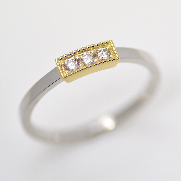 umu -アム- FINE JEWELRY STUIDIOダイヤモンド 0.1ct リング 「noel」rg1102_2.jpg