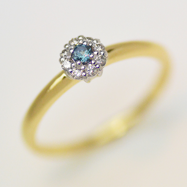 umu -アム- FINE JEWELRY STUIDIOK18/PT900 アレキサンドライト ダイヤモンド リング 「notte」rg1103_2.jpg