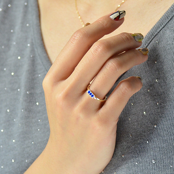 umu -アム- FINE JEWELRY STUIDIOK18/PT900 アウイナイト リング 「noel」rg1110_i2.jpg