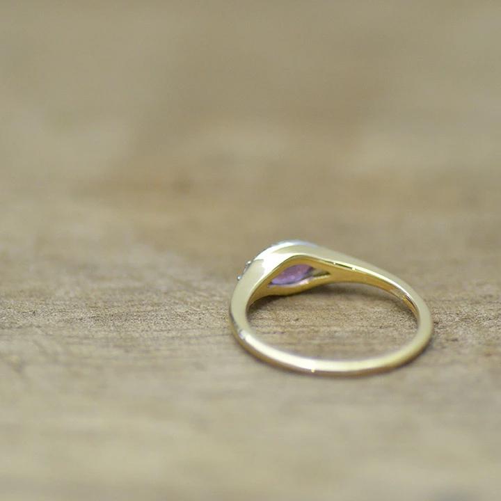 umu -アム- FINE JEWELRY STUIDIOK18/PT900 アメシスト ダイヤモンド リング 「classica」rg1117_4.jpg