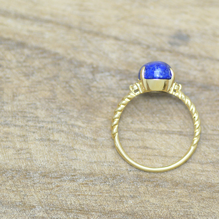 umu -アム- FINE JEWELRY STUIDIOラピスラズリ ダイヤモンド リング 「aragosta」rg1125_5.jpg