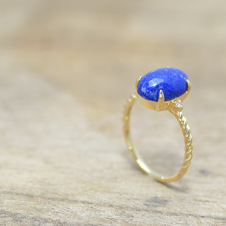 umu -アム- FINE JEWELRY STUIDIOラピスラズリ ダイヤモンド リング 「aragosta」rg1125_6.jpg