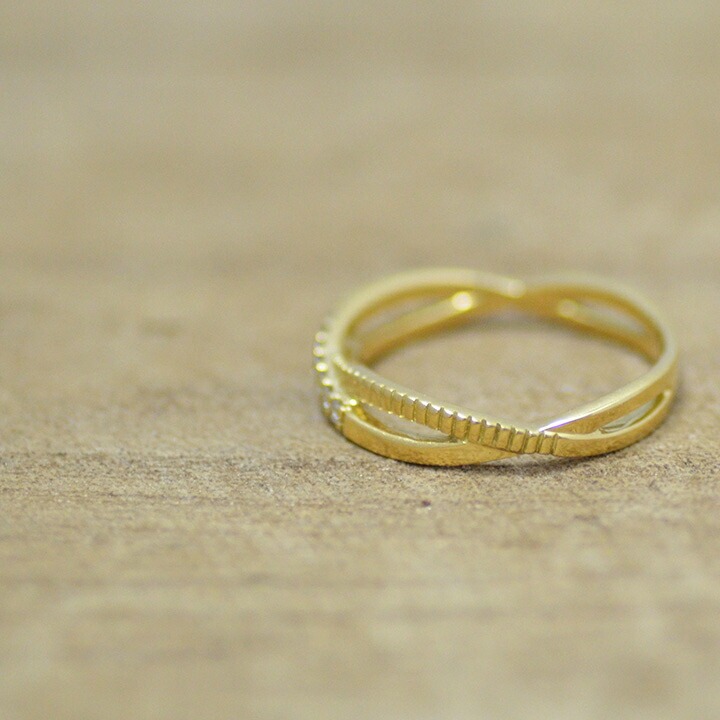 umu -アム- FINE JEWELRY STUIDIOK18 ダイヤモンド 0.07ct リング 「Infinity」rg1127_3.jpg