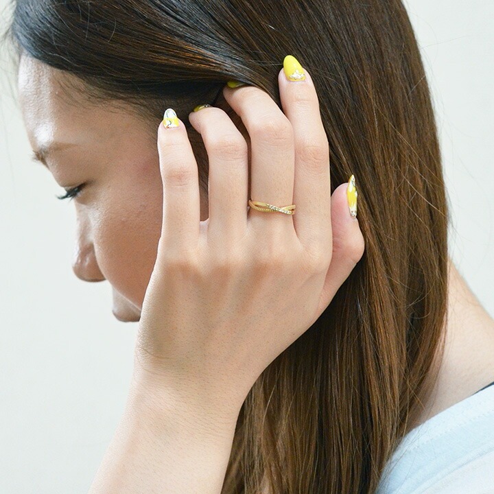 umu -アム- FINE JEWELRY STUIDIOK18 ダイヤモンド 0.07ct リング 「Infinity」rg1127_8.jpg