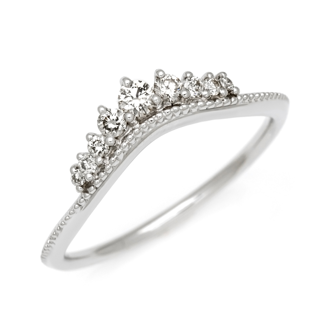 umu -アム- FINE JEWELRY STUIDIOダイヤモンド ティアラ リング 「tiara」rg1133.jpg