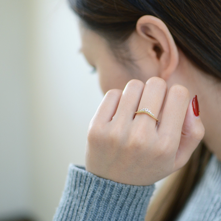 umu -アム- FINE JEWELRY STUIDIOダイヤモンド ティアラ リング 「tiara」rg1133_7.jpg