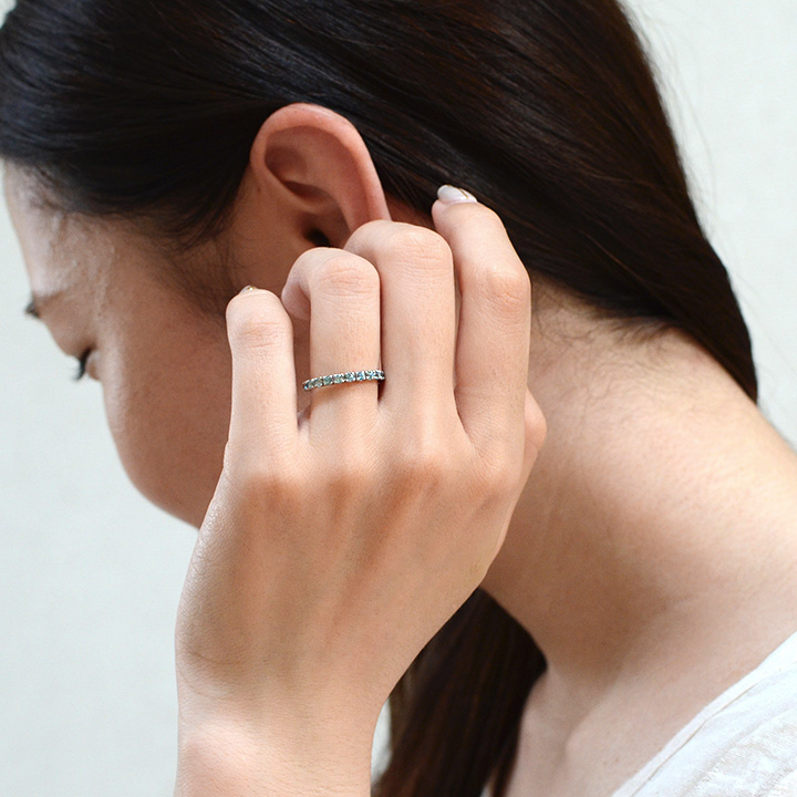umu -アム- FINE JEWELRY STUIDIOブルージルコン フルエタニティリングrg1140_7.jpg