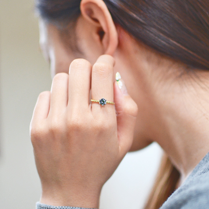 umu -アム- FINE JEWELRY STUIDIOK18/PT900 カラーチェンジガーネット コンビネーション リング 「reginetta」rg1150_7.jpg