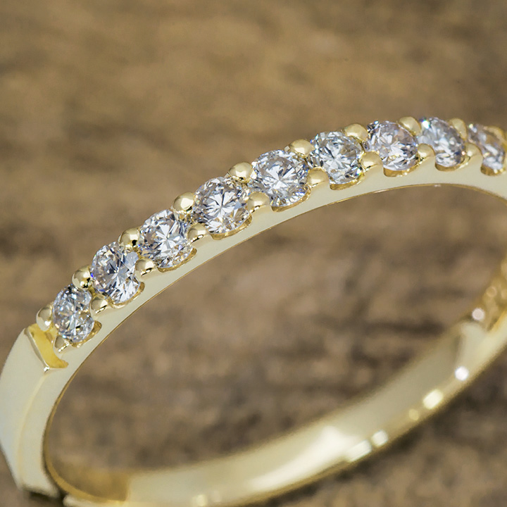 umu -アム- FINE JEWELRY STUIDIOK18 ダイヤモンド 0.18ct エタニティ リングrg1152_2.jpg