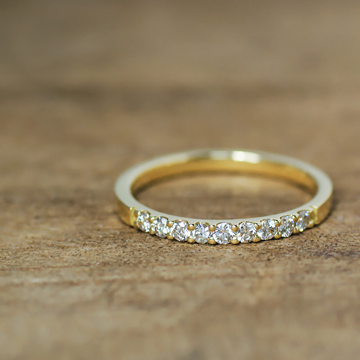 umu -アム- FINE JEWELRY STUIDIOK18 ダイヤモンド 0.18ct エタニティ リングrg1152_3.jpg