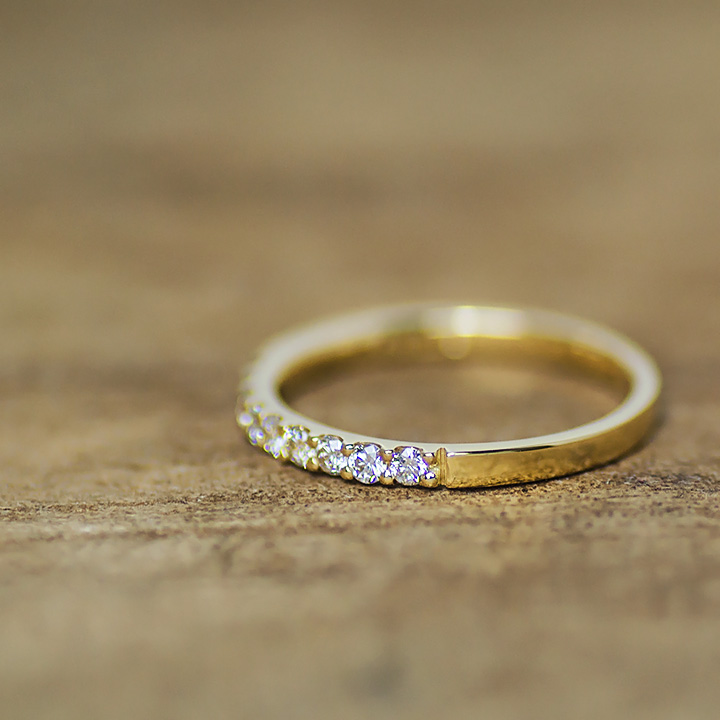 umu -アム- FINE JEWELRY STUIDIOK18 ダイヤモンド 0.18ct エタニティ リングrg1152_4.jpg