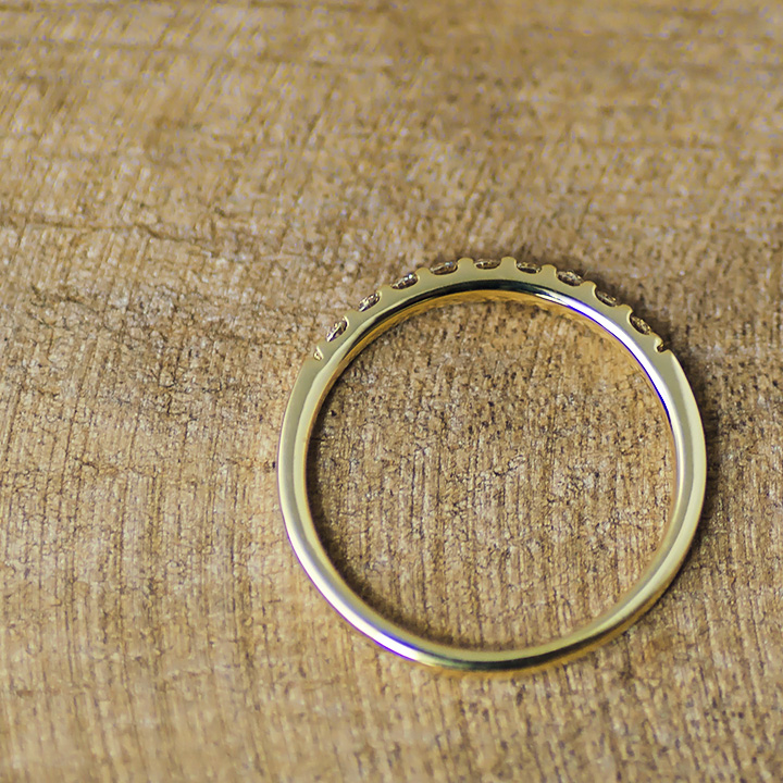 umu -アム- FINE JEWELRY STUIDIOK18 ダイヤモンド 0.18ct エタニティ リングrg1152_6.jpg