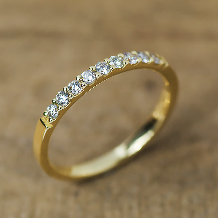 umu -アム- FINE JEWELRY STUIDIOK18 ダイヤモンド 0.18ct エタニティ リングrg1152_7.jpg