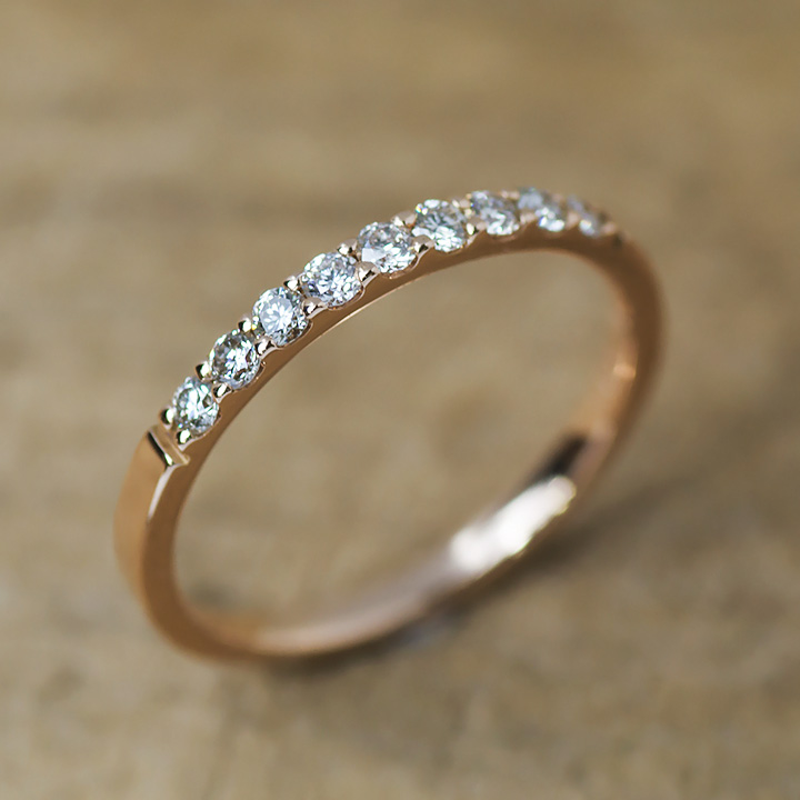 umu -アム- FINE JEWELRY STUIDIOK18 ダイヤモンド 0.18ct エタニティ リングrg1152_8.jpg