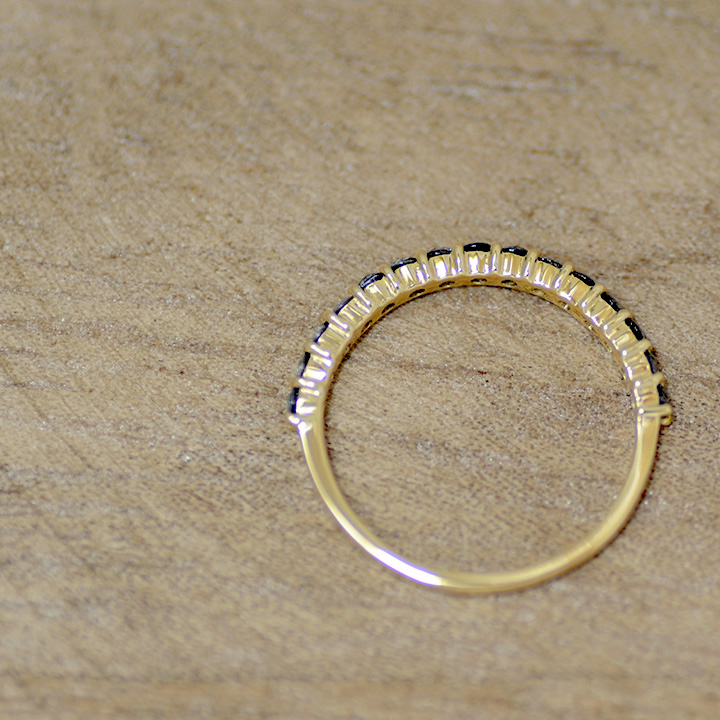 K18 カラーチェンジガーネット エタニティリング「fila」[商品番号