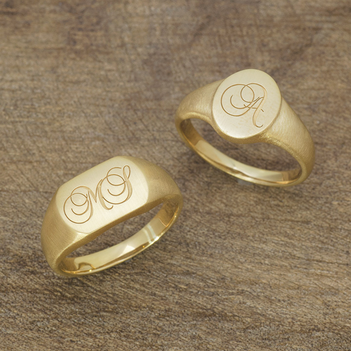 umu -アム- FINE JEWELRY STUIDIOK18 イニシャル シグネット リングrg1163_6.jpg