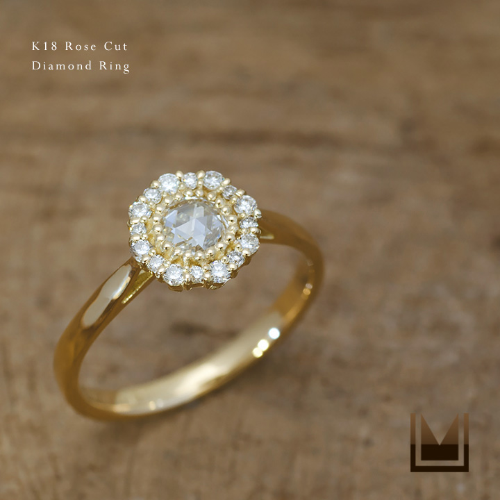 umu -アム- FINE JEWELRY STUIDIOローズカット ダイヤモンド リングrg1167_main.jpg