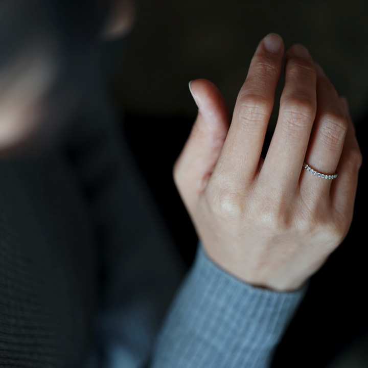 umu -アム- FINE JEWELRY STUIDIOダイヤモンド 0.15ct カーブ エタニティ リングrg1169_11.jpg