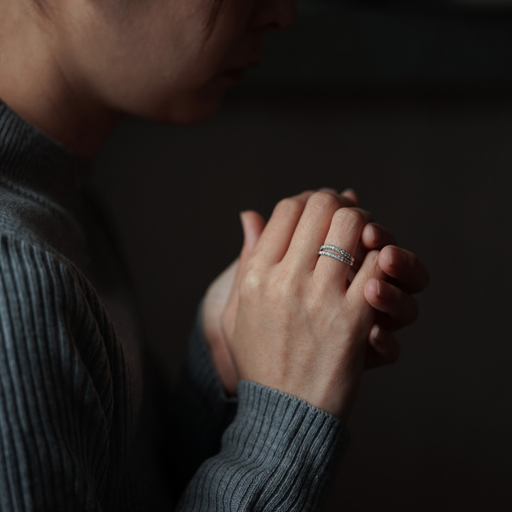 umu -アム- FINE JEWELRY STUIDIOダイヤモンド 0.15ct カーブ エタニティ リングrg1169_16.jpg