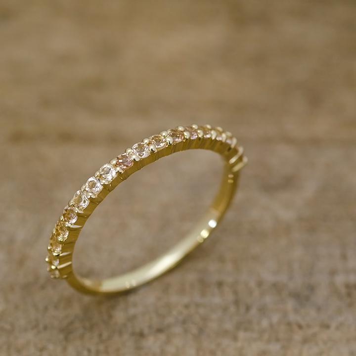 umu -アム- FINE JEWELRY STUIDIOK18 インペリアルトパーズ エタニティ リング 「fila」rg1170_1.jpg