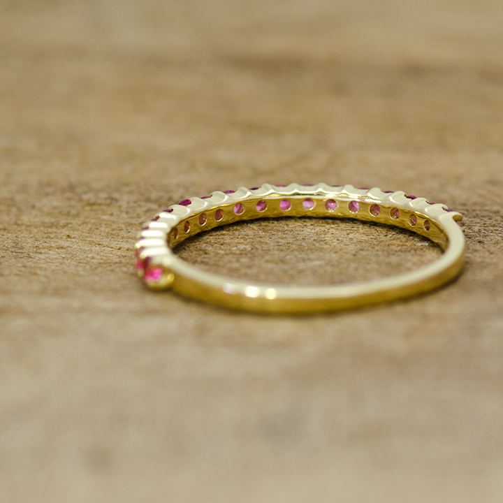 umu -アム- FINE JEWELRY STUIDIOK18 ピンクスピネル エタニティリング 「fila」rg1171_5.jpg