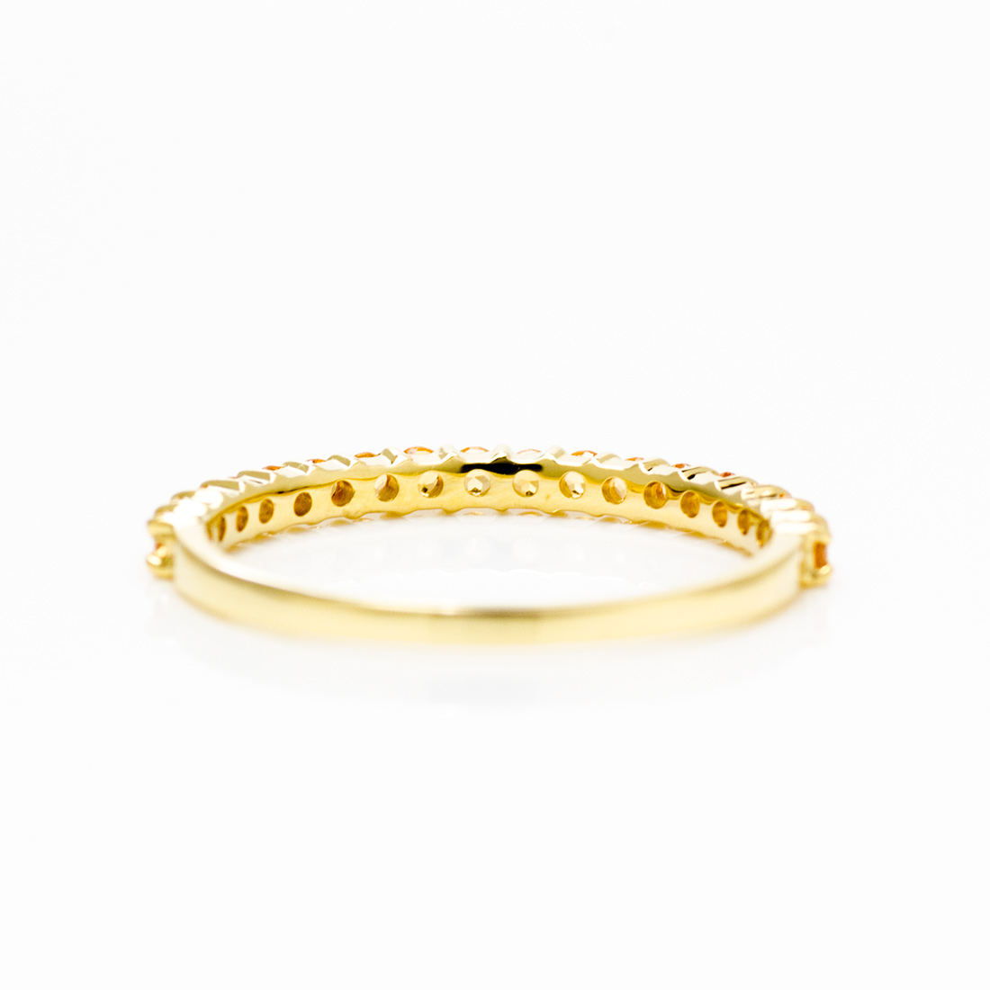 umu -アム- FINE JEWELRY STUIDIOK18 グロッシュラーライトガーネット エタニティリング「fila」rg1180_u.jpg