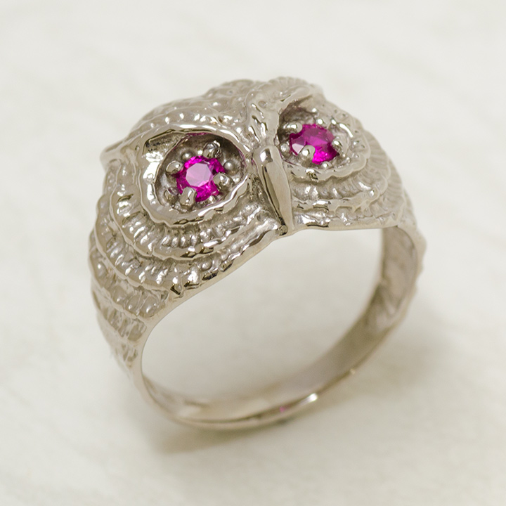 umu -アム- FINE JEWELRY STUIDIOルビー フクロウ リングrg1191_kanban2.jpg
