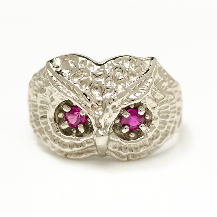 umu -アム- FINE JEWELRY STUIDIOルビー フクロウ リングrg1191_m.jpg