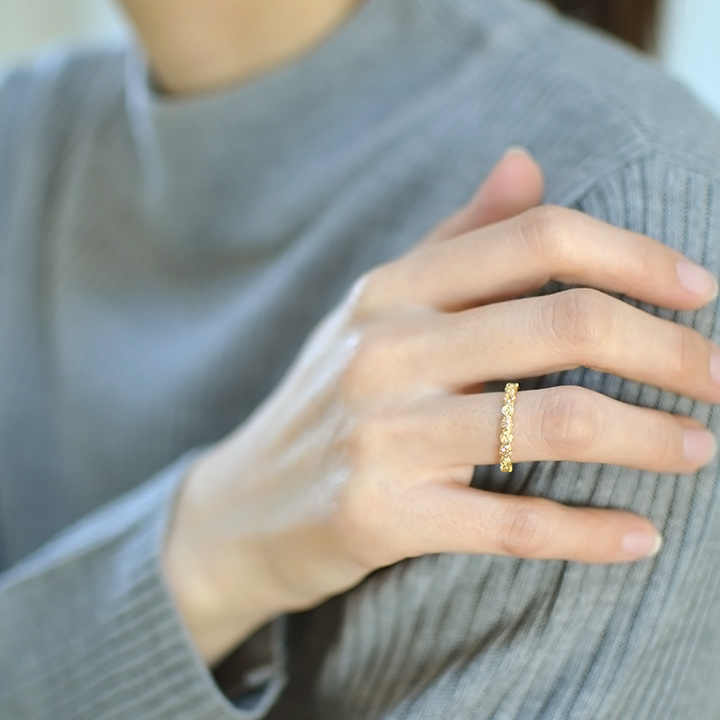 umu -アム- FINE JEWELRY STUIDIOK18 インペリアルトパーズ バラモチーフ リング 「rosa」rg1194_i3.jpg