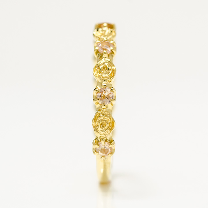 umu -アム- FINE JEWELRY STUIDIOK18 インペリアルトパーズ バラモチーフ リング 「rosa」rg1194_y.jpg