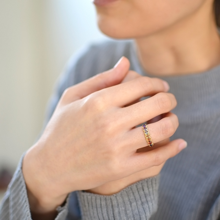 umu -アム- FINE JEWELRY STUIDIOK18 アミュレット リングrg1195_i2.jpg