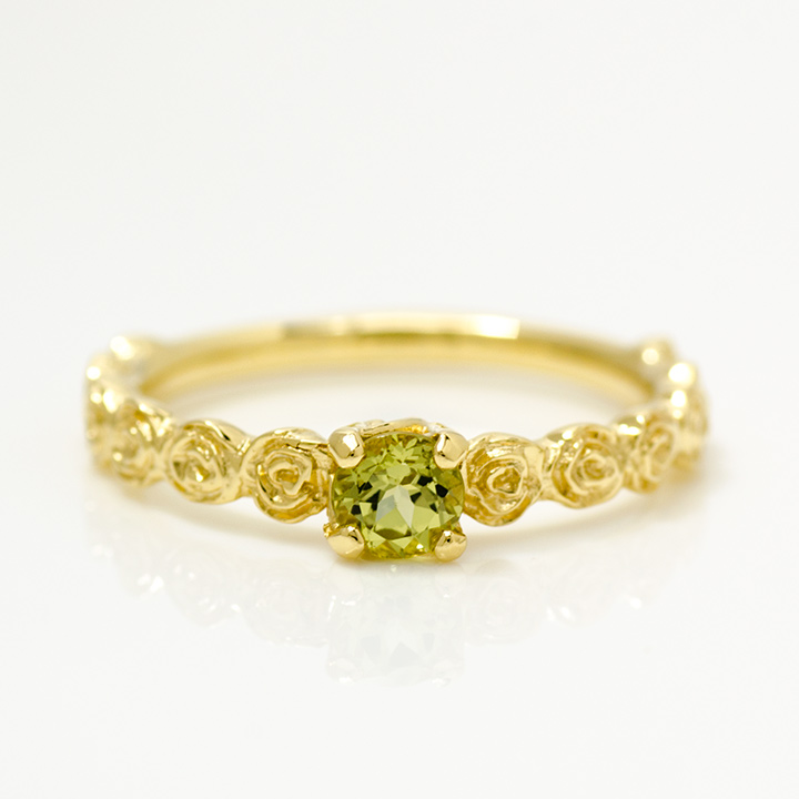 umu -アム- FINE JEWELRY STUIDIOK18 マリガーネット バラモチーフ リング 「rosa」rg1201_m.jpg