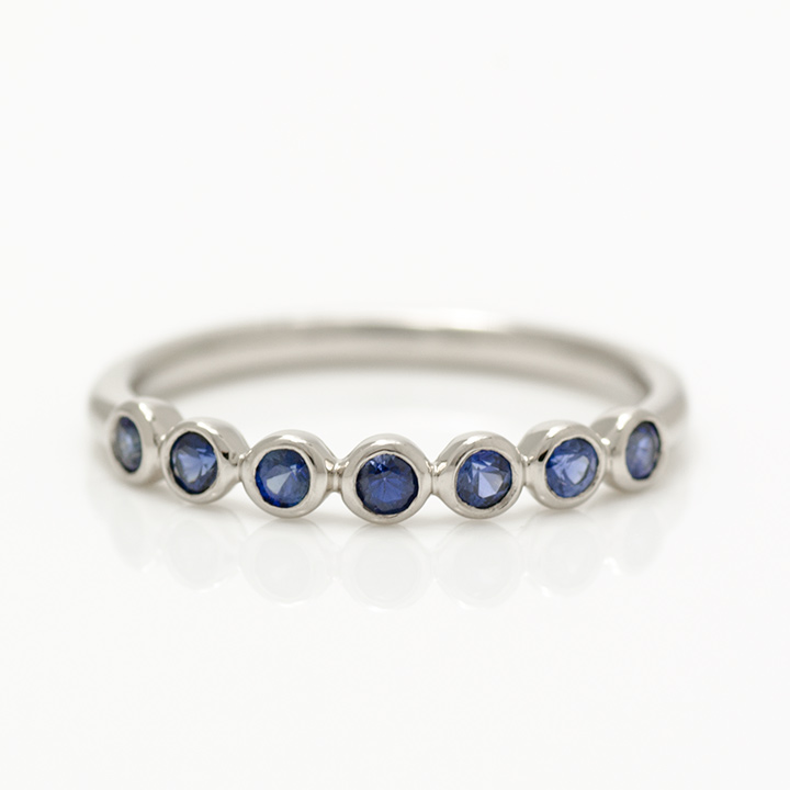 umu -アム- FINE JEWELRY STUIDIOK18 ブルーサファイア リング 「ponte」rg1204_m.jpg