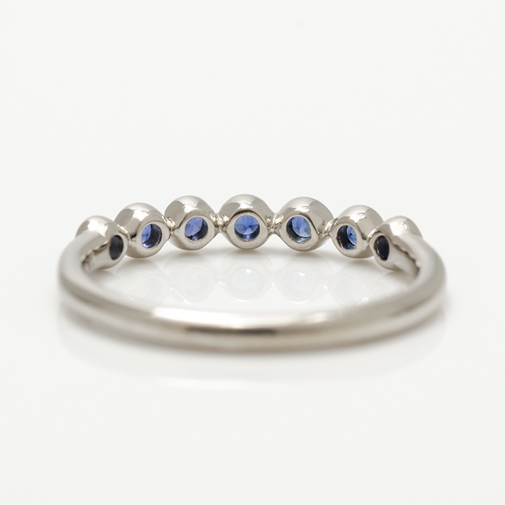 umu -アム- FINE JEWELRY STUIDIOK18 ブルーサファイア リング 「ponte」rg1204_u.jpg