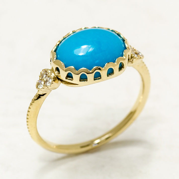 umu -アム- FINE JEWELRY STUIDIOK10 ターコイズ ダイヤモンド リングrg1205_kanban2.jpg