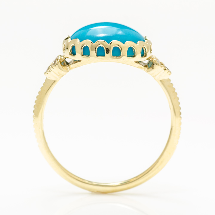 umu -アム- FINE JEWELRY STUIDIOK10 ターコイズ ダイヤモンド リングrg1205_s.jpg