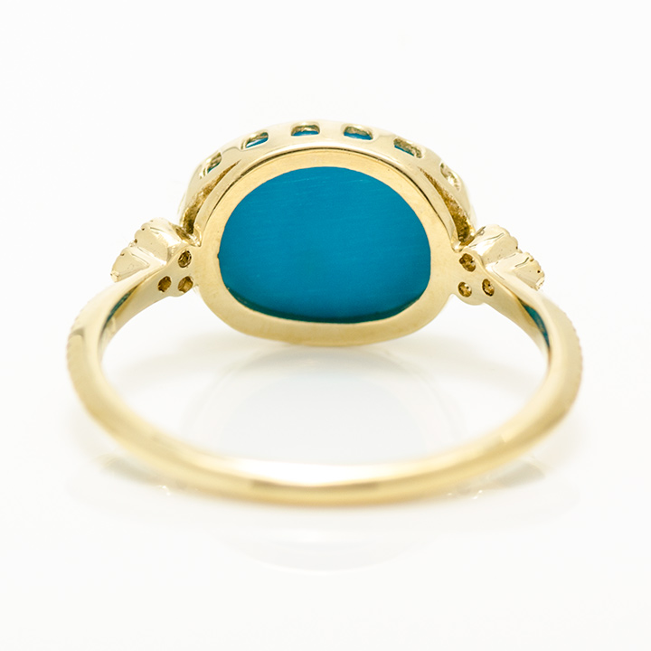 umu -アム- FINE JEWELRY STUIDIOK10 ターコイズ ダイヤモンド リングrg1205_u.jpg