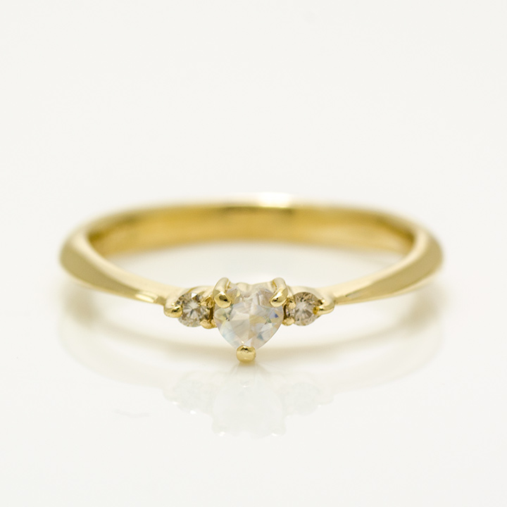 umu -アム- FINE JEWELRY STUIDIOK10 ブルームーンストーン ダイヤモンド ハート リング 「finezza」rg1212_m.jpg