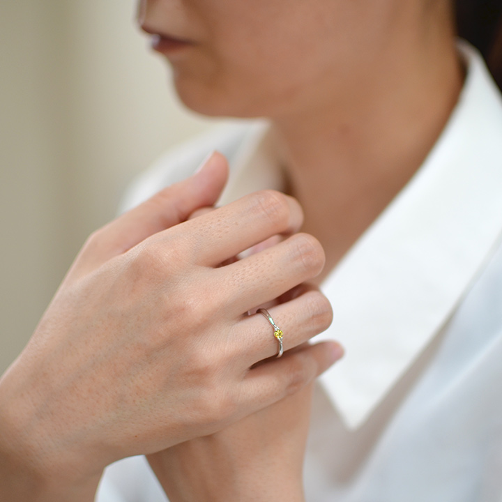 umu -アム- FINE JEWELRY STUIDIOイエローサファイア ダイヤモンド リングrg1214_i2.jpg