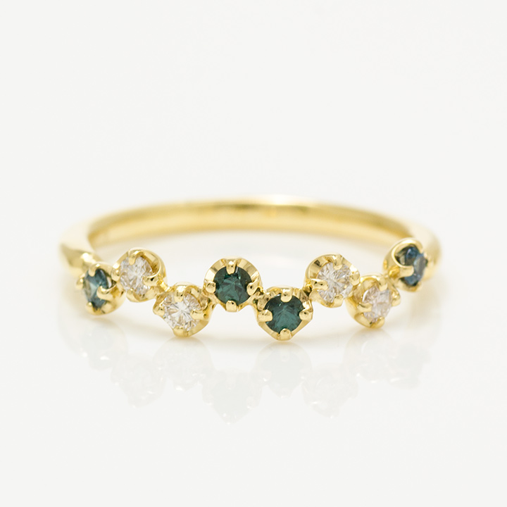 umu -アム- FINE JEWELRY STUIDIOカラーチェンジガーネット ダイヤモンド リング 「stellato」rg1215_m.jpg