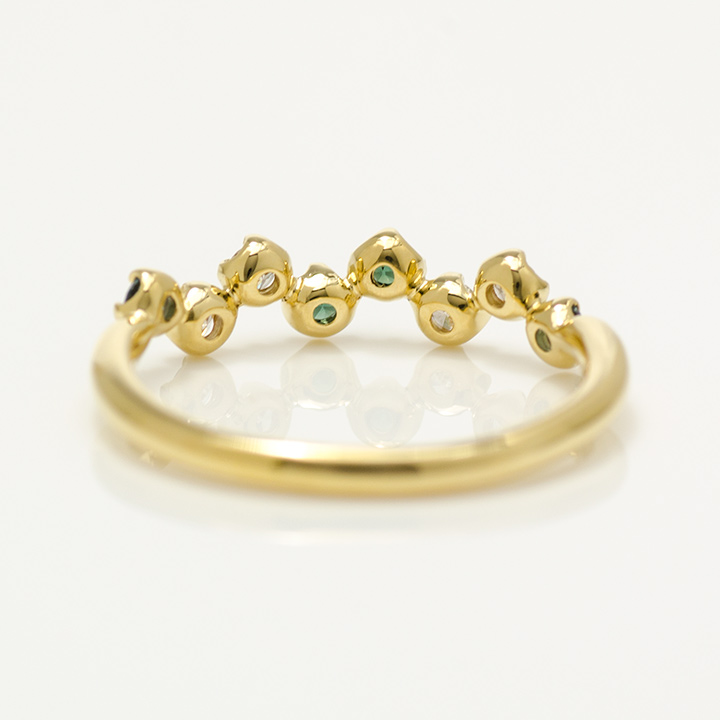 umu -アム- FINE JEWELRY STUIDIOカラーチェンジガーネット ダイヤモンド リング 「stellato」rg1215_u.jpg
