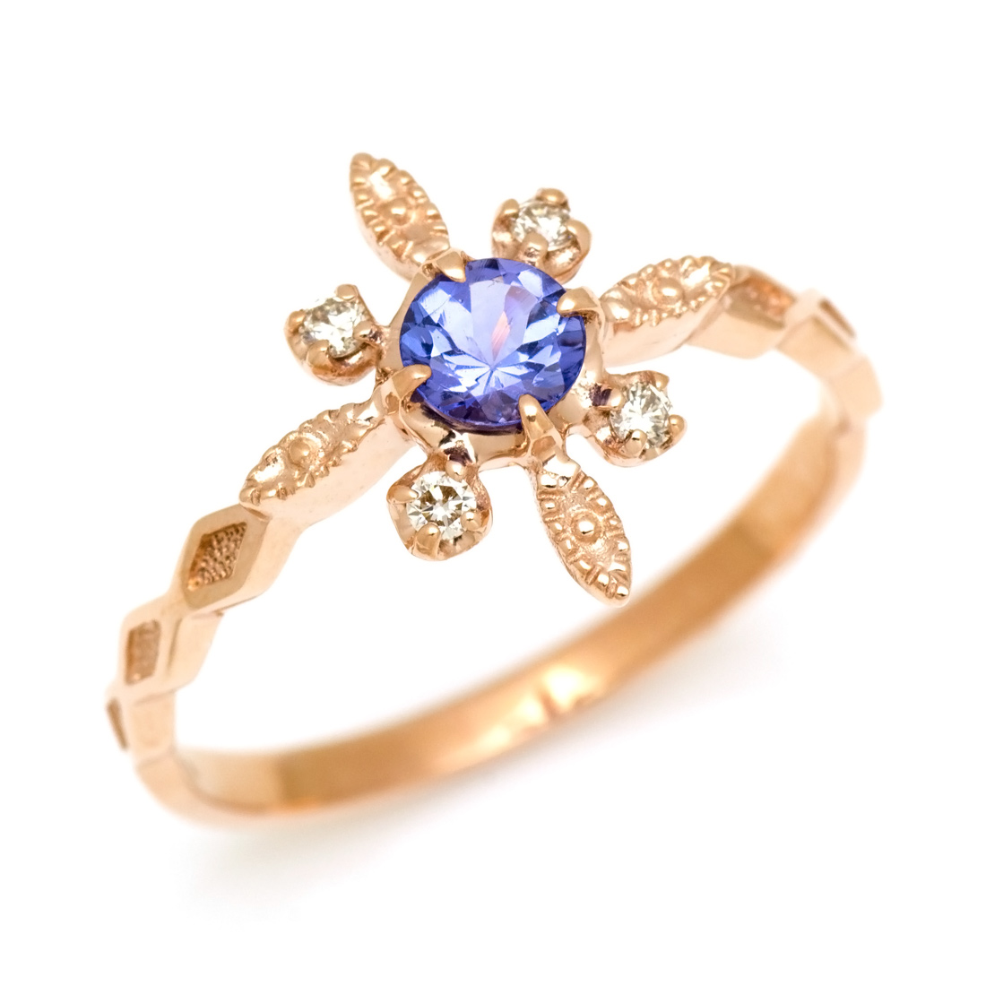 umu -アム- FINE JEWELRY STUIDIOK10 タンザナイト ダイヤモンド リング 「solare」rg1217.jpg