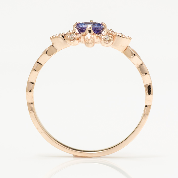 umu -アム- FINE JEWELRY STUIDIOK10 タンザナイト ダイヤモンド リング 「solare」rg1217_s.jpg