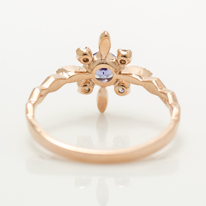 umu -アム- FINE JEWELRY STUIDIOK10 タンザナイト ダイヤモンド リング 「solare」rg1217_u.jpg