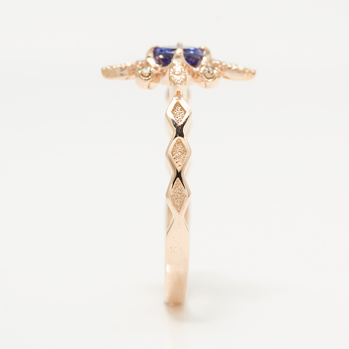 umu -アム- FINE JEWELRY STUIDIOK10 タンザナイト ダイヤモンド リング 「solare」rg1217_y.jpg