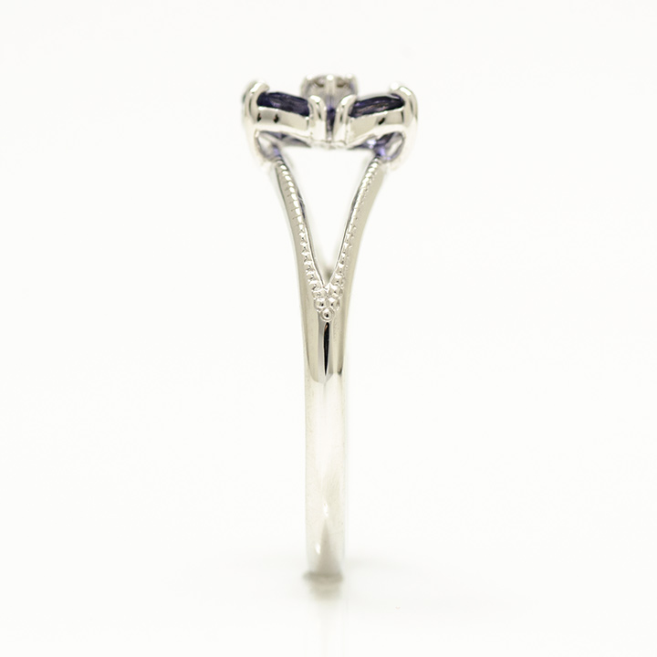 umu -アム- FINE JEWELRY STUIDIOK10 アイオライト ダイヤモンド リング 「ghirlanda」rg1218_y.jpg